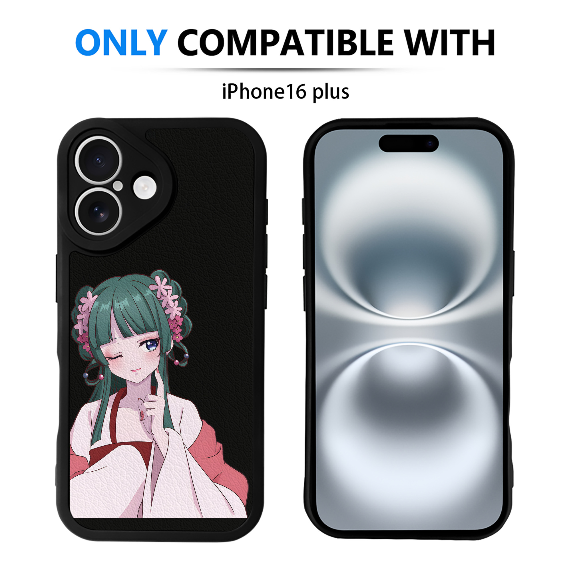 薬屋のひとりごと The Apothecary Diaries 【iPhone 16シリーズ対応】シリコンスマホケース（レザー調） 材質：シリコン